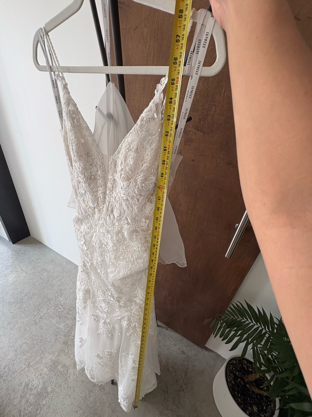 Enzoani Paige Elegant Lace Wedding Dress - Picture 13 of 16